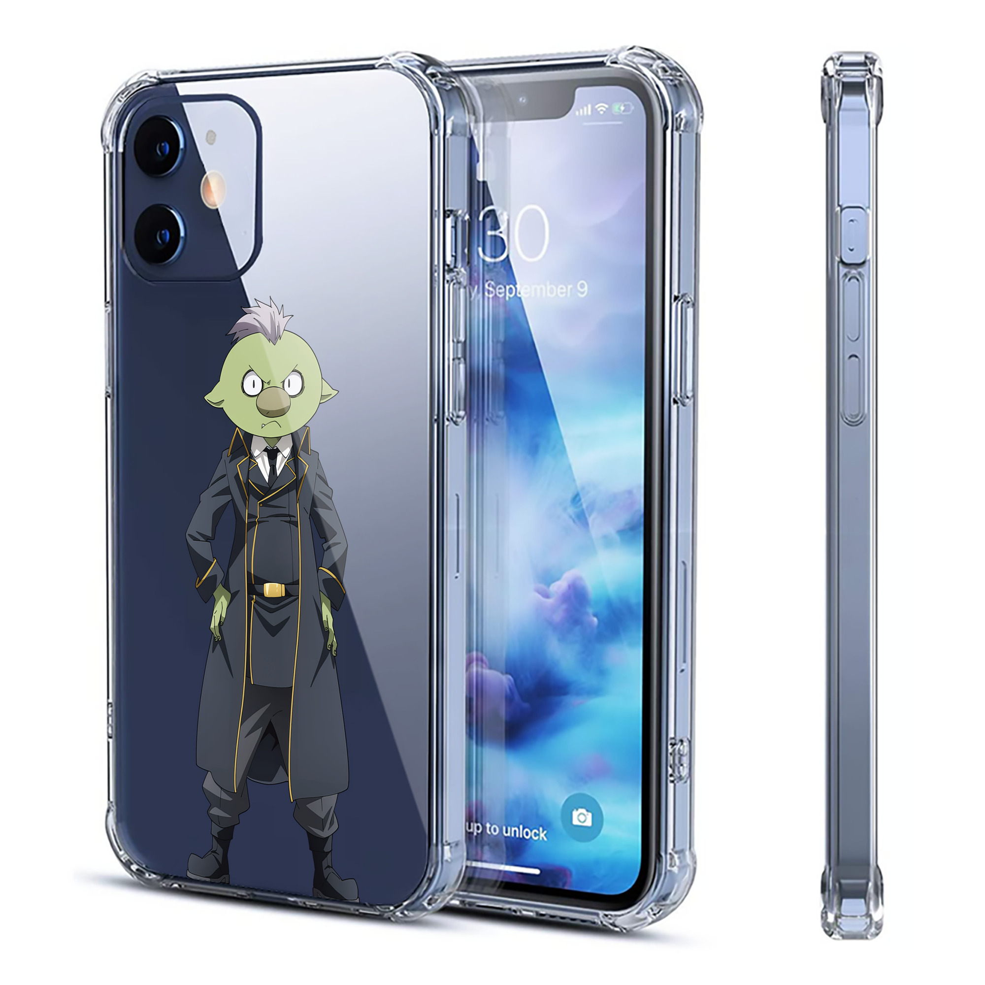 （画像用） 転スラ Regarding Reincarnated to Slime 【iPhone 12シリーズ対応】透明スマホケース（クリアソフトケース）